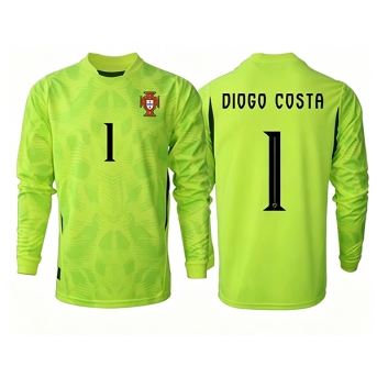 Billige Fotballdrakt Portugal Diogo Costa #1 Keeper Replika Hjemmedrakt VM 2026 Langermet